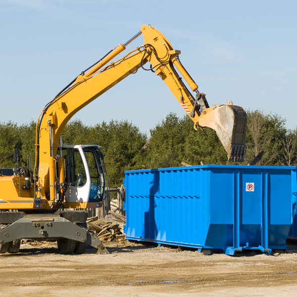 can i choose the location where the residential dumpster will be placed in Delmar New York